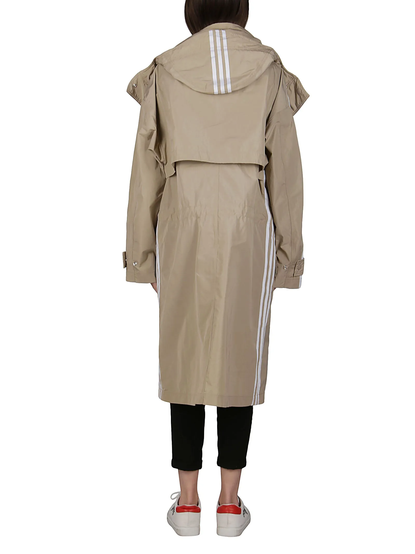 Adidas By Stella McCartney Side-Stripe Hooded Parka