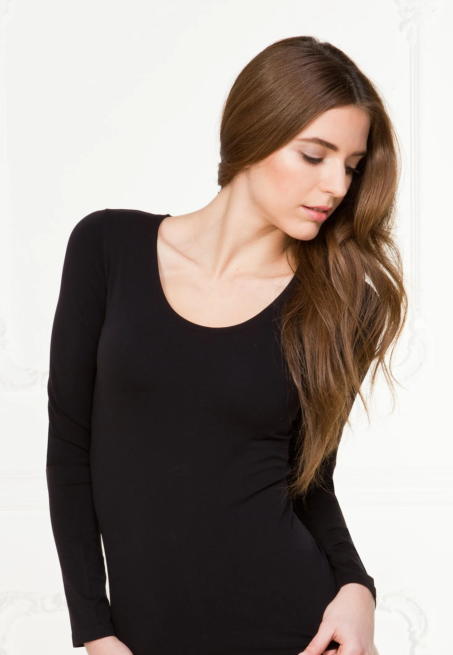 BELLISSIMA Seamless Round Neck Long Sleeve