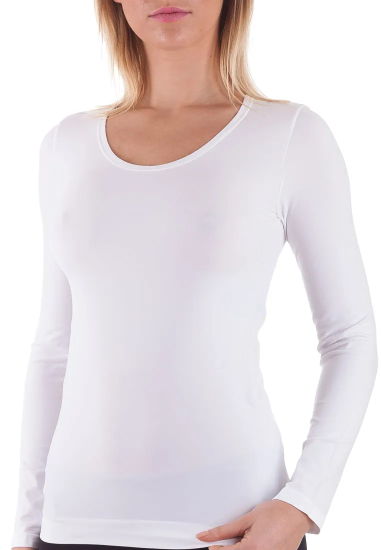 BELLISSIMA Seamless Round Neck Long Sleeve