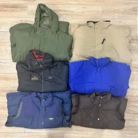 Branded LL Bean Puffer Jackets - 9 Pieces