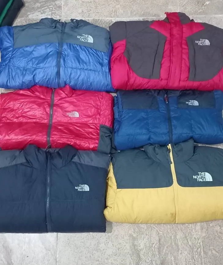 *Branded The North Face Double colour puffer jackets*