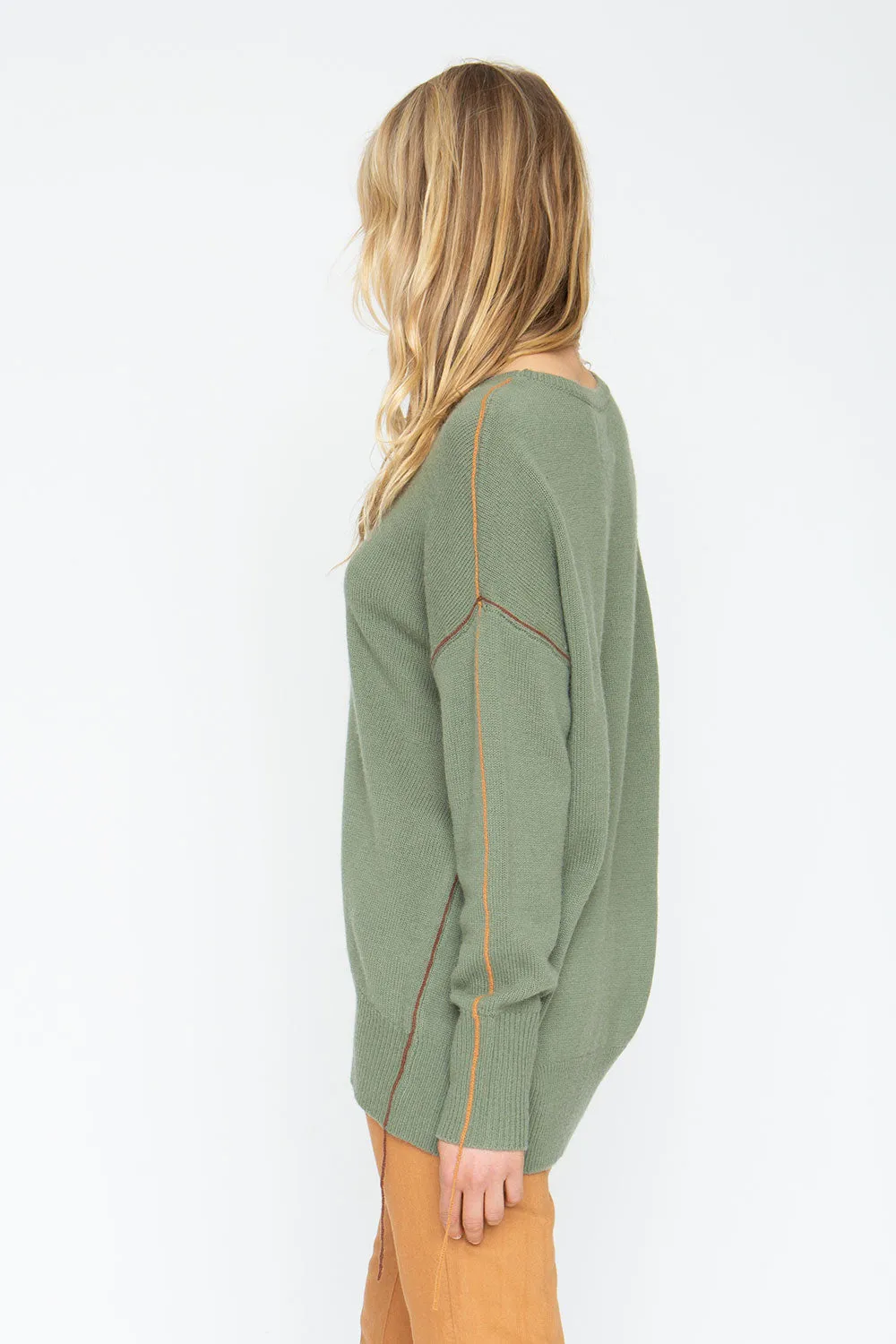 Bubble Sweater - Moss