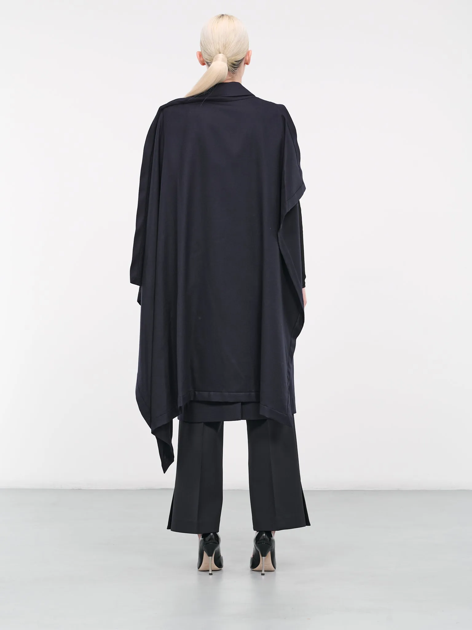 Cape Trench Coat (FE016-E-NAVY)