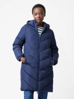 Chevron Hooded Puffer Coat