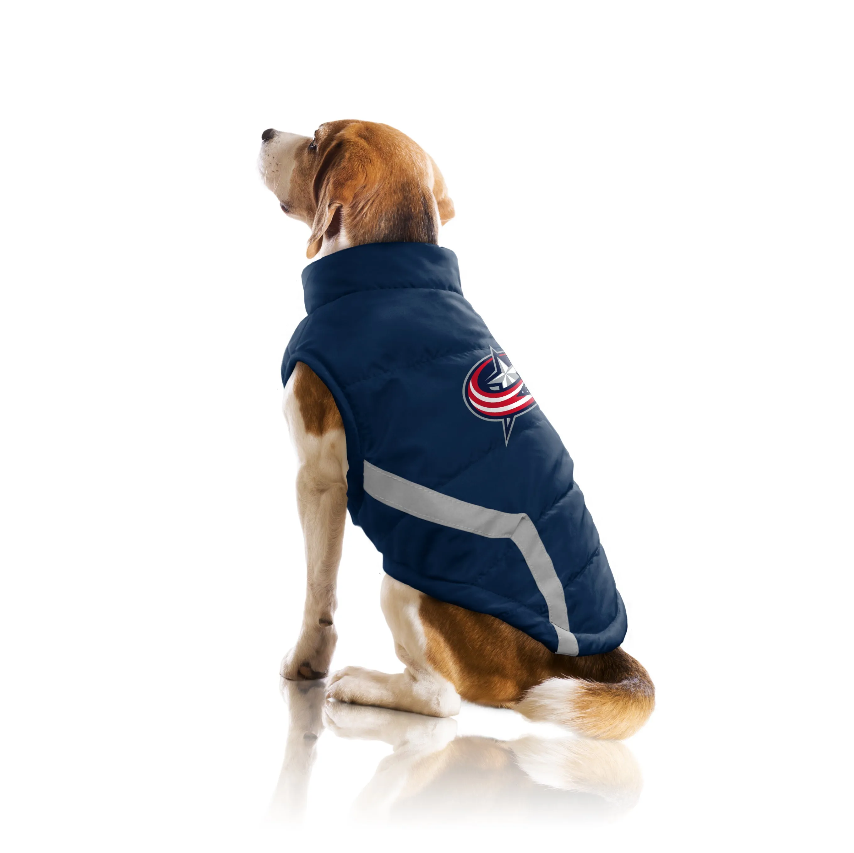 Columbus Blue Jackets Pet Puffer Vest