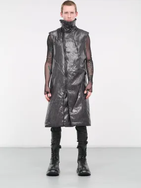 Distortion Trench Vest (DISTORTION-TRENCH-VEST-SILVER-)