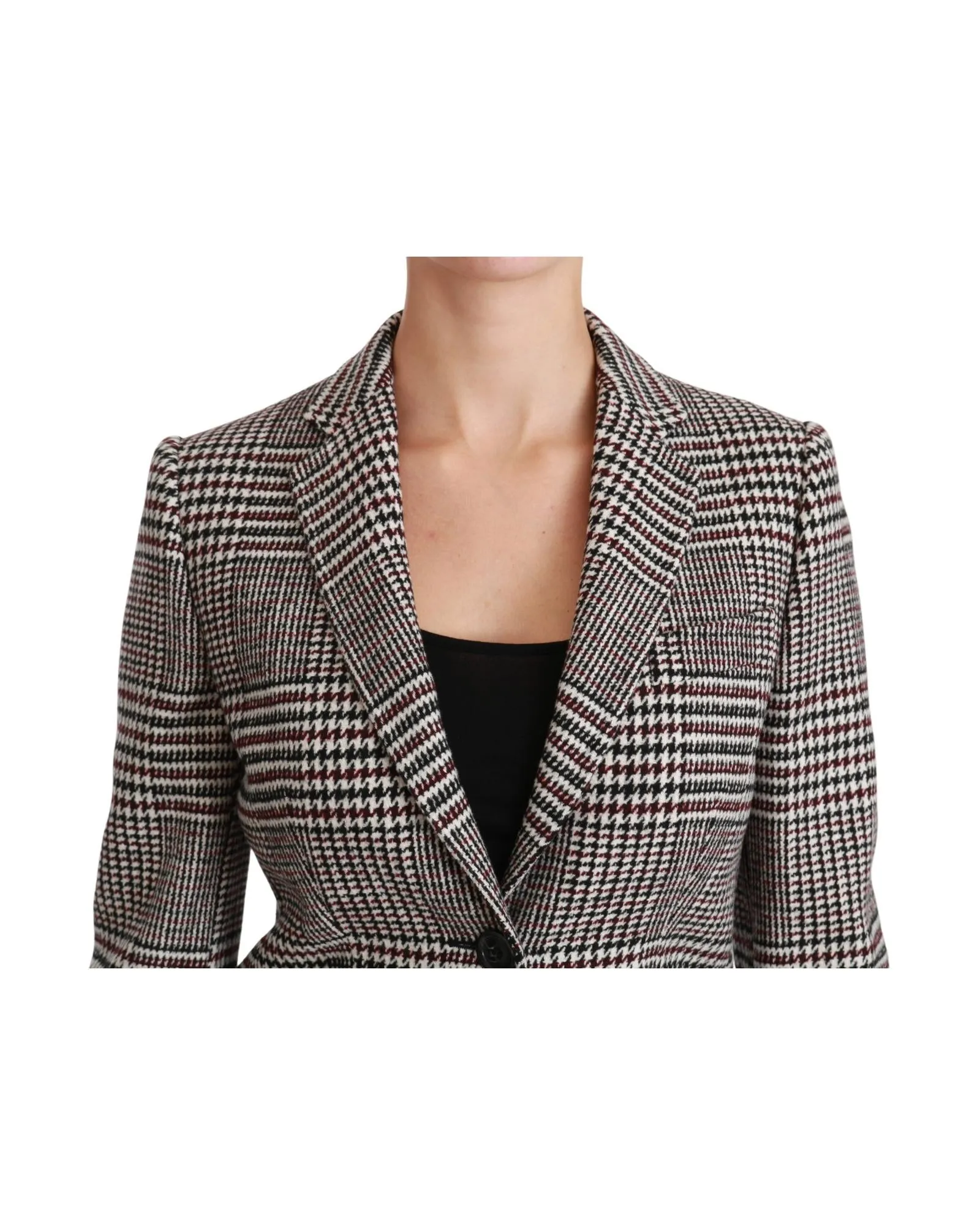 Dolce & Gabbana Women's Wool Checked Coat