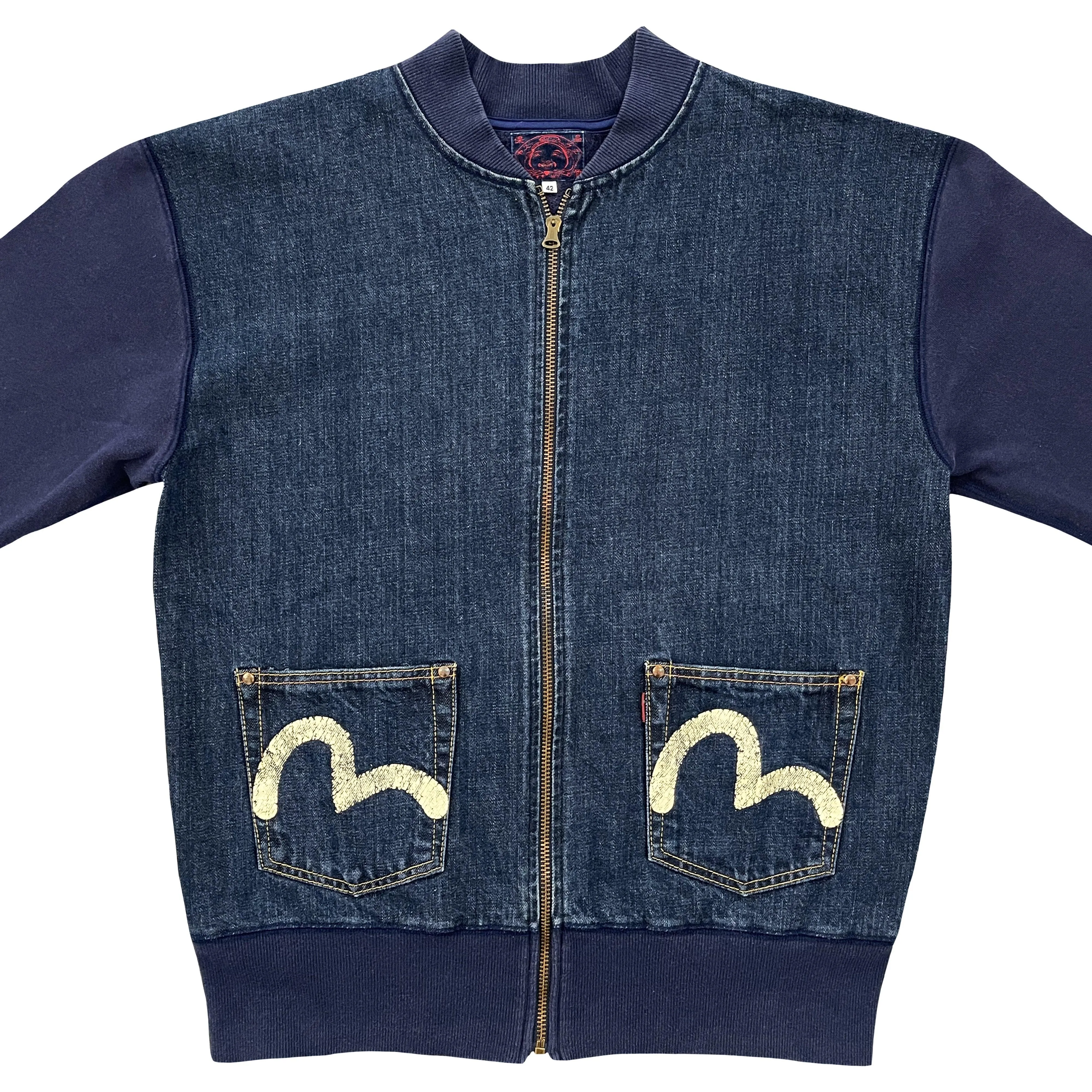 Evisu Denim Bomber Jacket