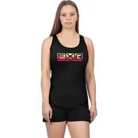 FXR Podium Premium Tank Top Black/Sunrise