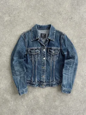 Gas Fitted Pure Cotton Denim Jacket - S