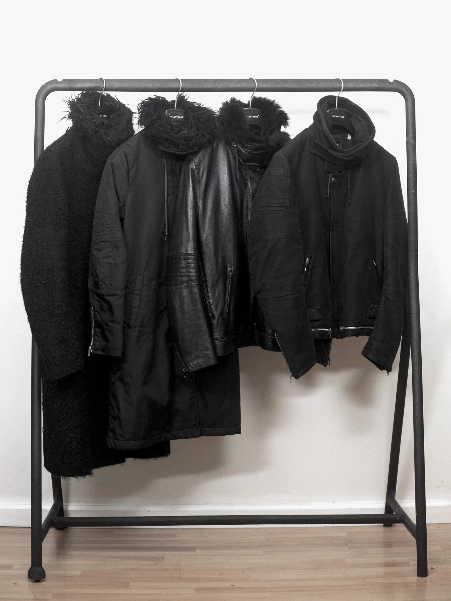 Helmut Lang AW00 Wool / Angora Astro Biker Parka