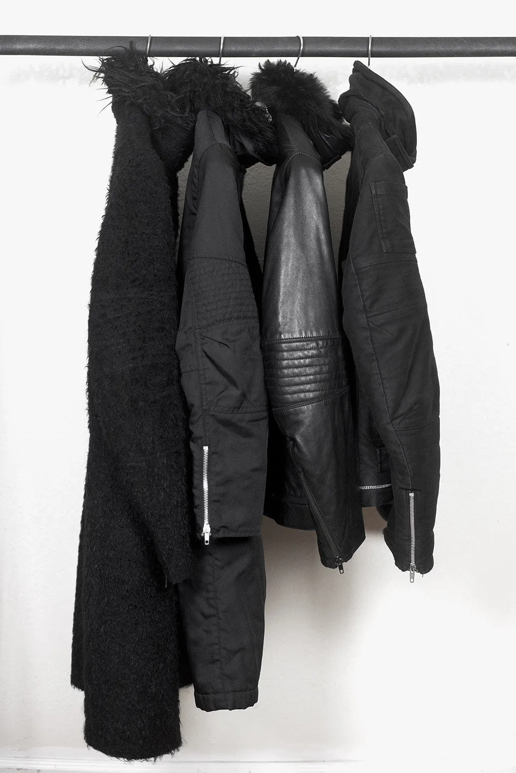 Helmut Lang AW00 Wool / Angora Astro Biker Parka