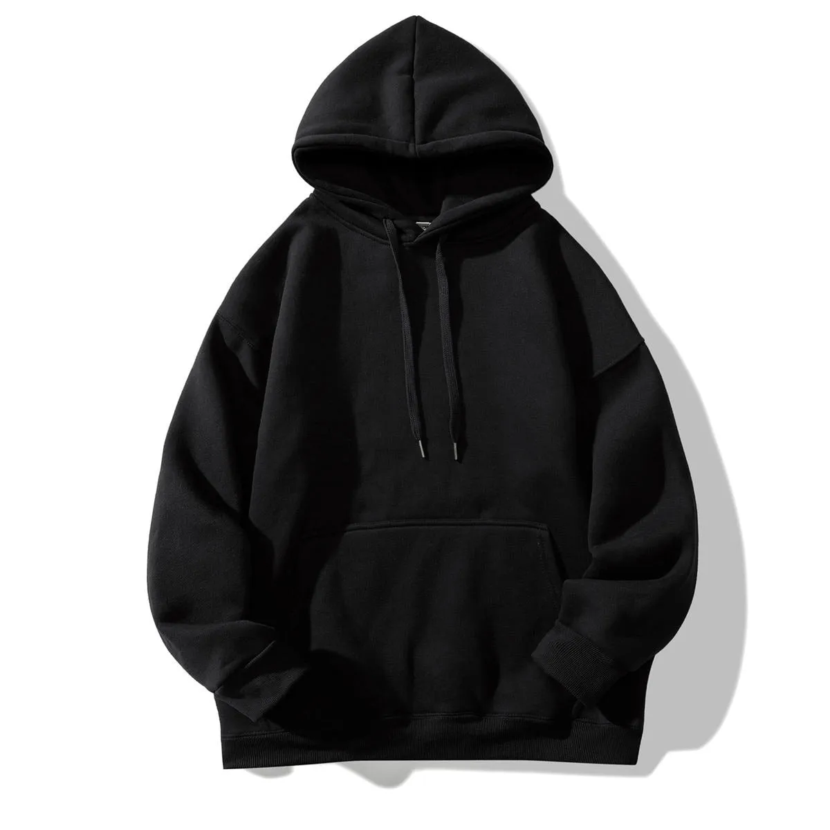 Jinquedai  Solid Color Men Women Oversized Hoodies 5XL Autumn Winter Man Hooded Pullovers Sweatshirts  Harajuku Male Tops