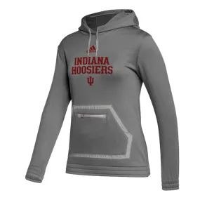 Ladies Indiana Hoosiers Adidas Team Indiana Hoosier Hood