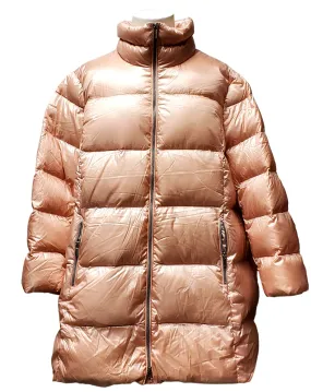 Lands End Women's Down Puffer Jacket-Salmon Mist