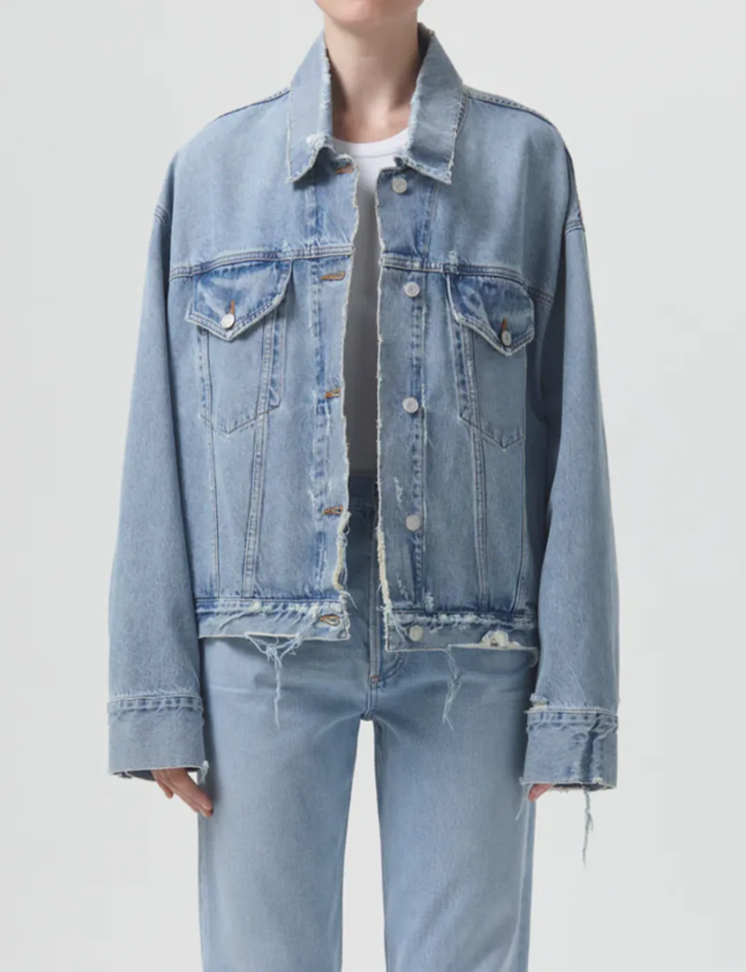 Martika Denim Jacket, Fray