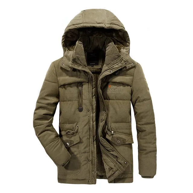 Men Thicken Warm Cotton-Padded Jackets