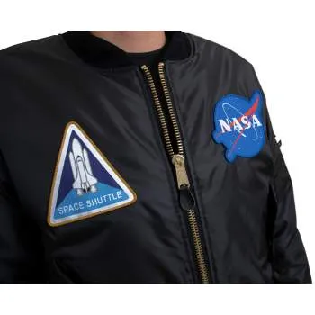 NASA MA-1 Flight Jacket - Black