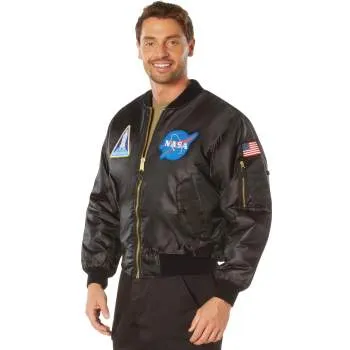 NASA MA-1 Flight Jacket - Black