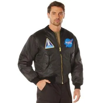 NASA MA-1 Flight Jacket - Black