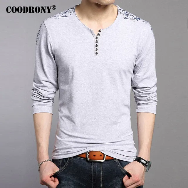 New Spring Autumn Long Sleeve T-Shirt Men