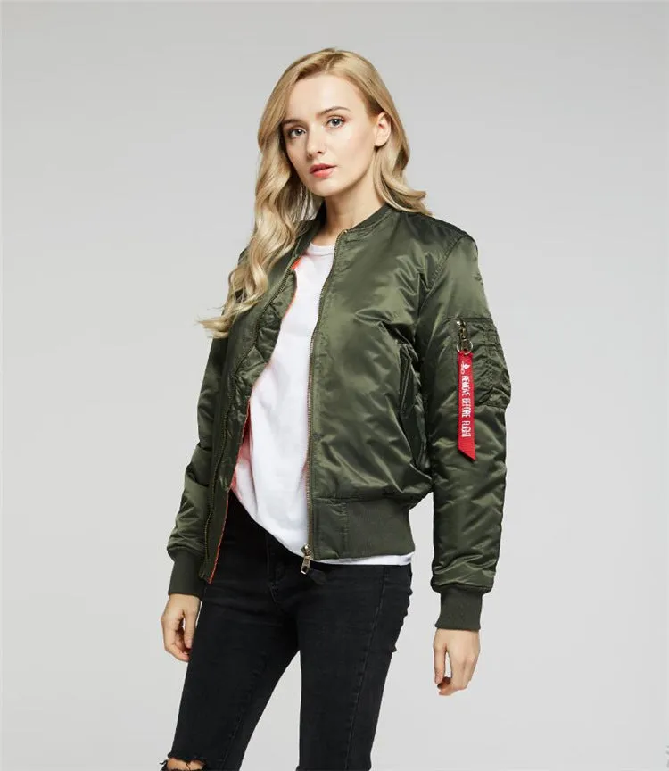 NO Design Super Quality "Women" Bomber Jackets