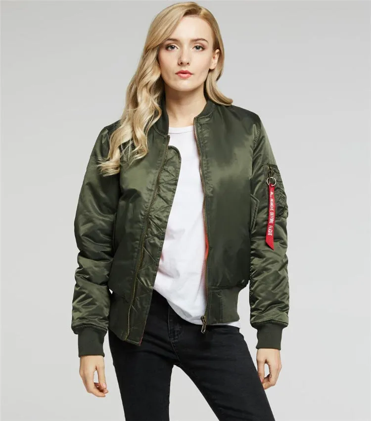 NO Design Super Quality "Women" Bomber Jackets