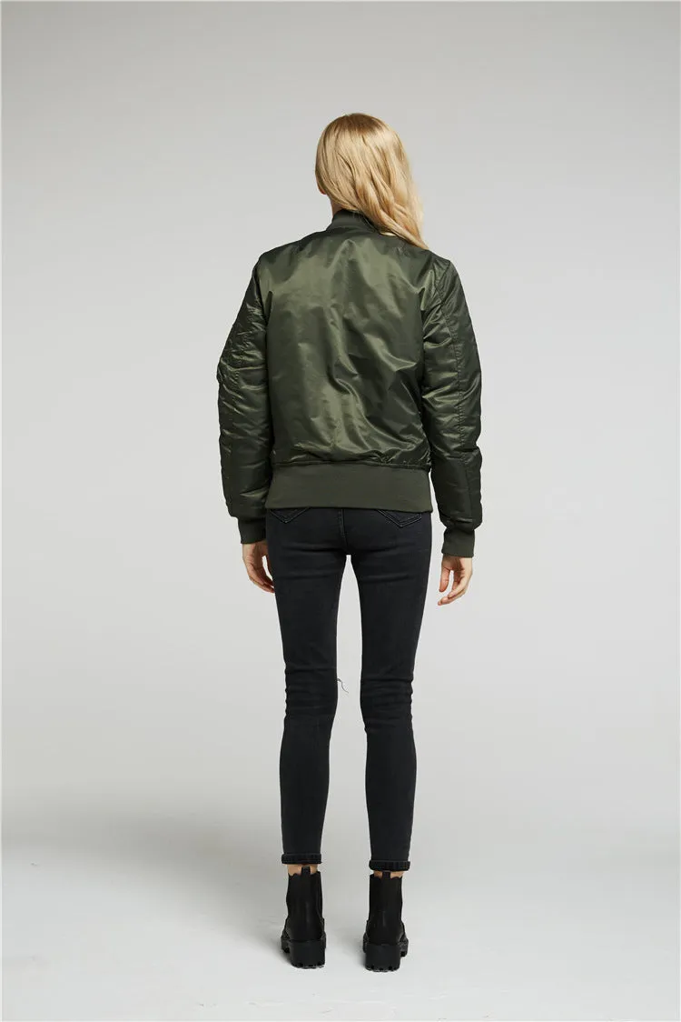 NO Design Super Quality "Women" Bomber Jackets