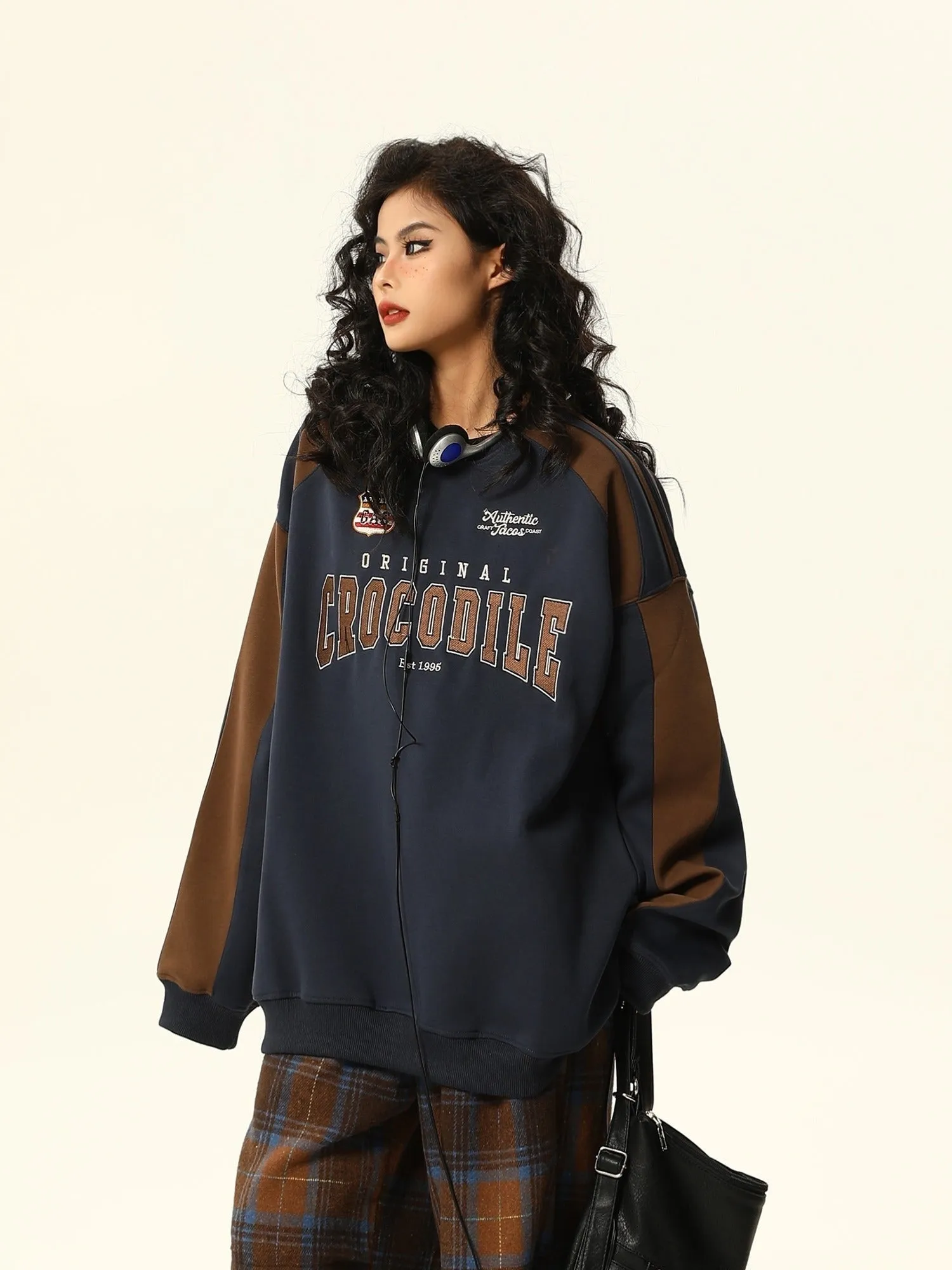 Original Crocodile Varsity Sweatshirt Tops