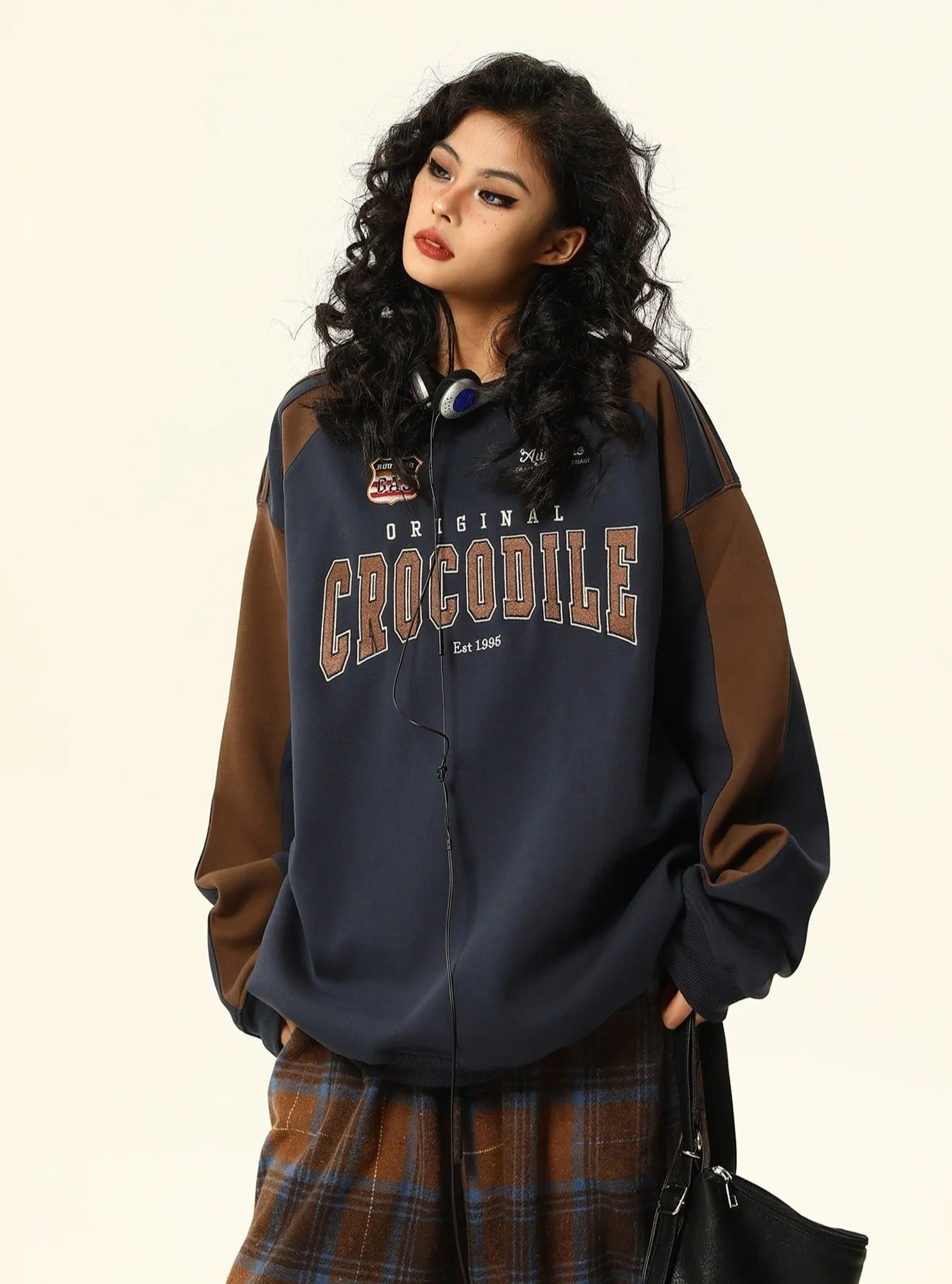 Original Crocodile Varsity Sweatshirt Tops