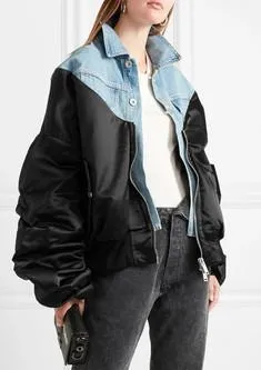 Oversized Shell and Denim Jacket