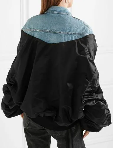 Oversized Shell and Denim Jacket