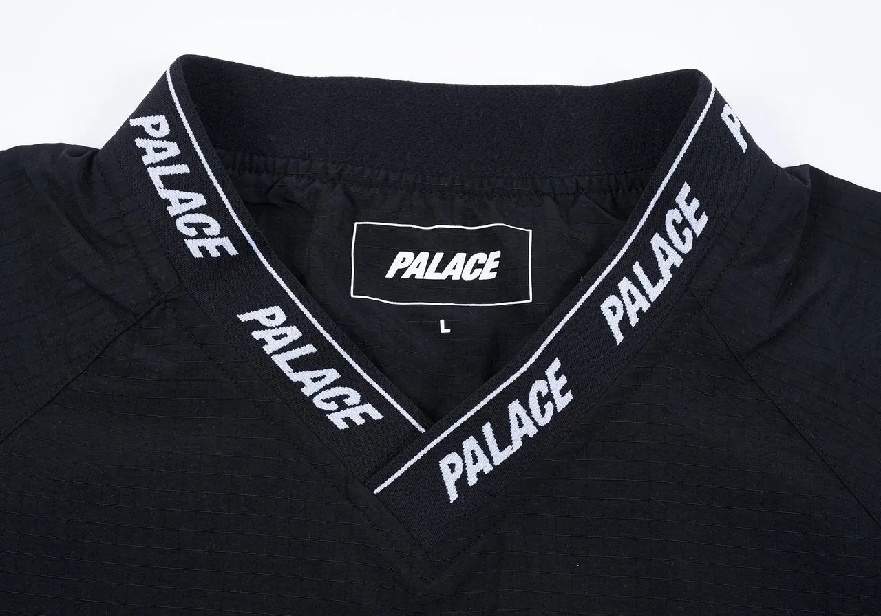 Palace Aslan Shell Crewneck- Black