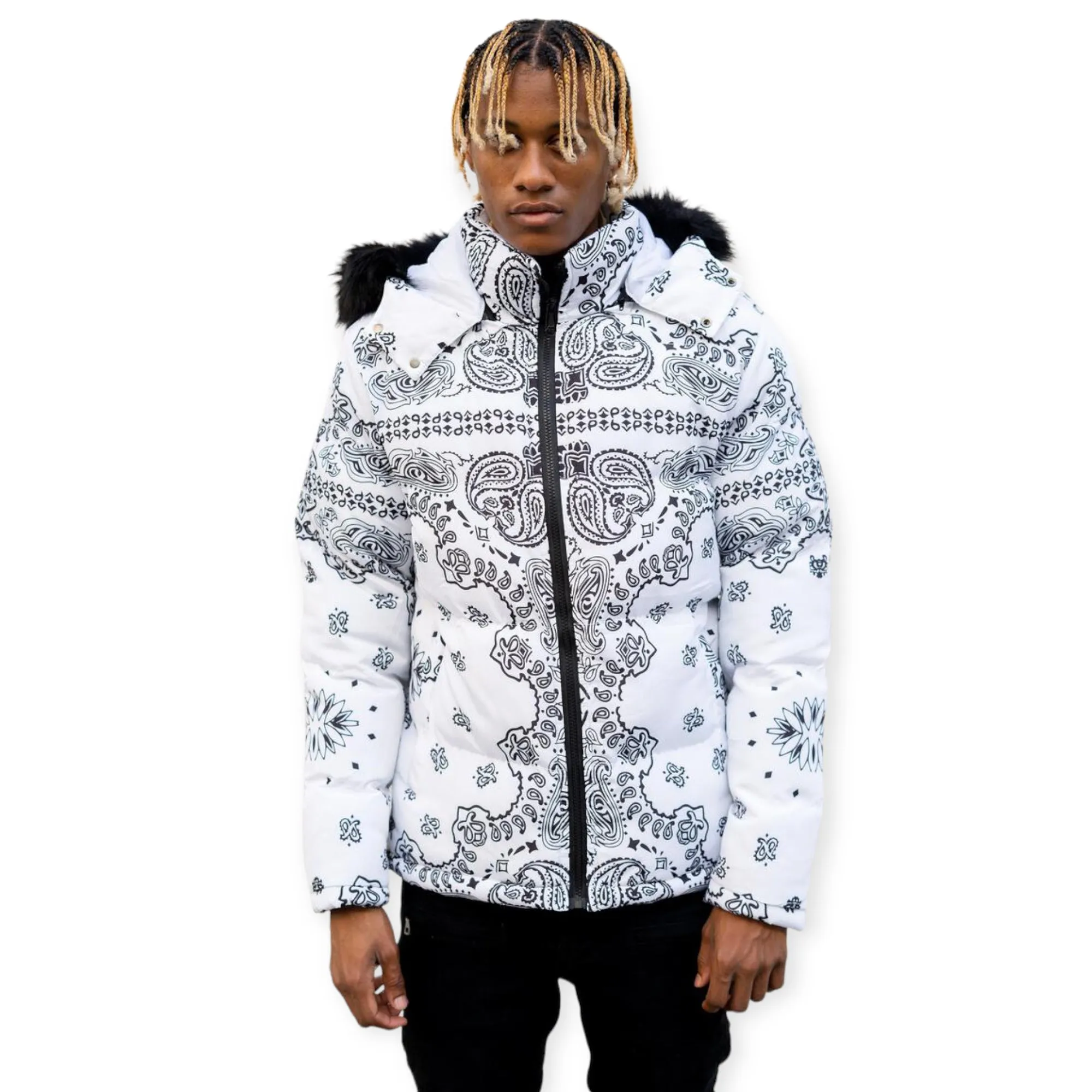 REELISTIK: Bandana Puffer Jacket RST-1993-3