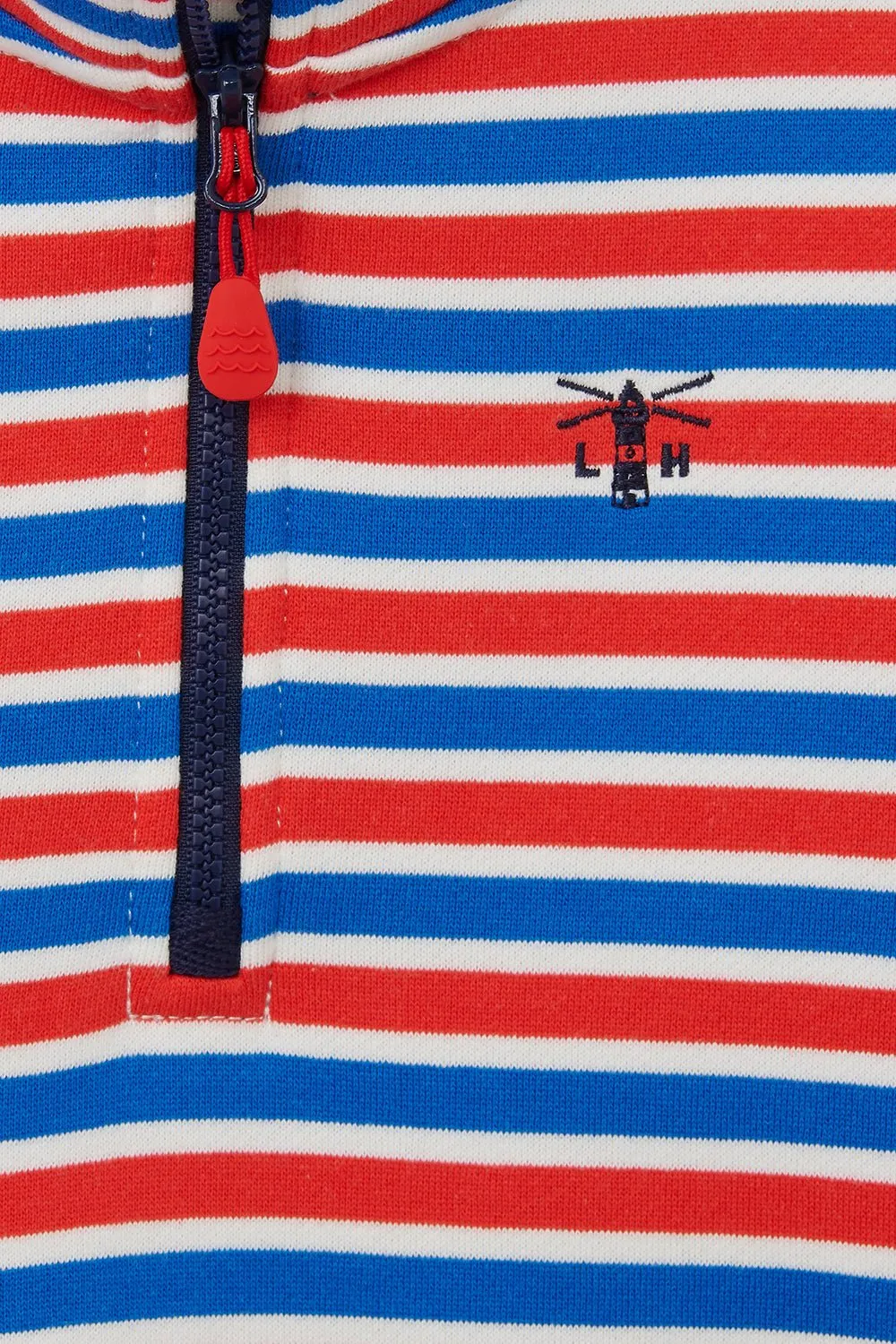 Riley Sweatshirt - Blue Red Stripe