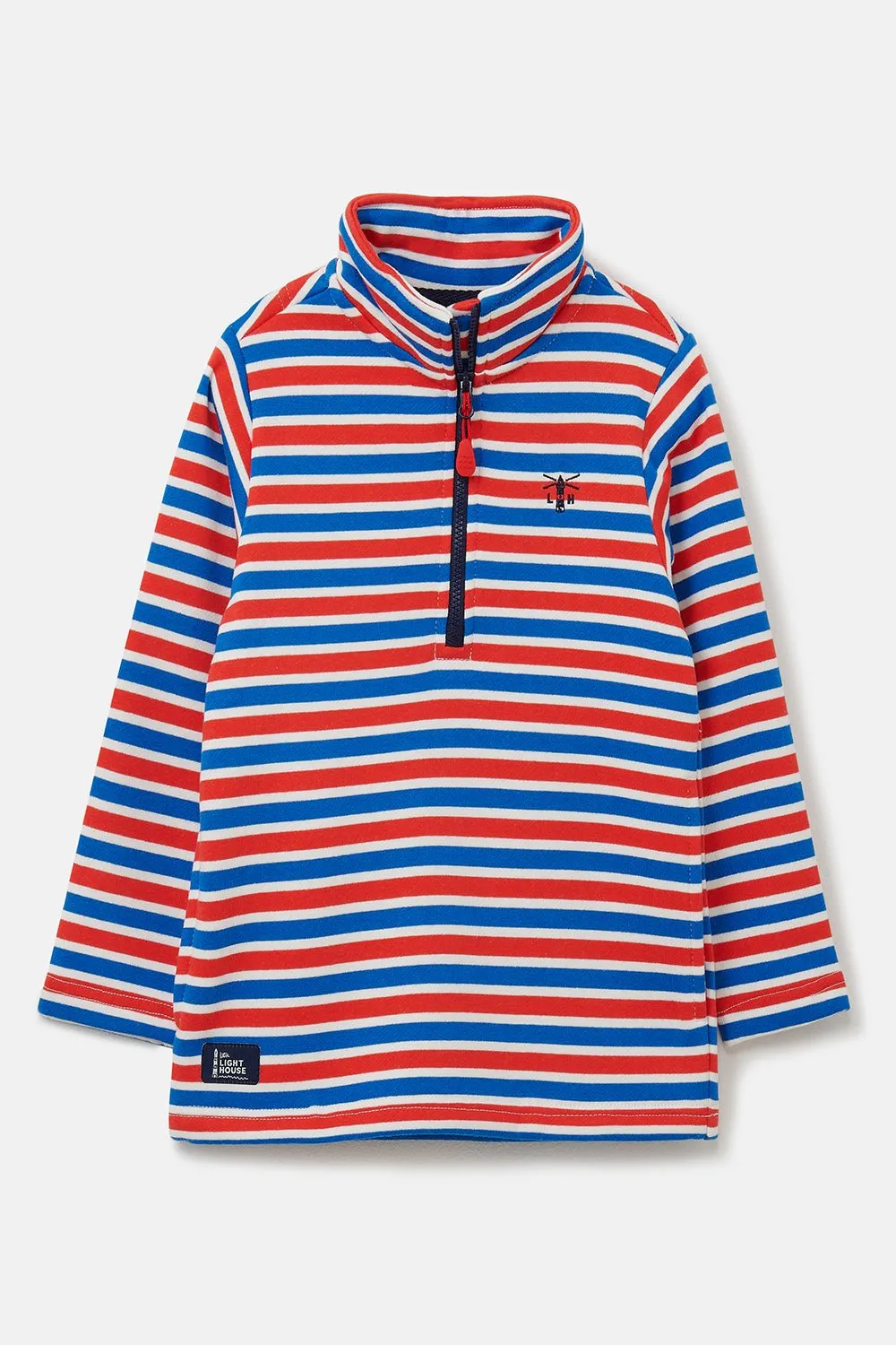 Riley Sweatshirt - Blue Red Stripe