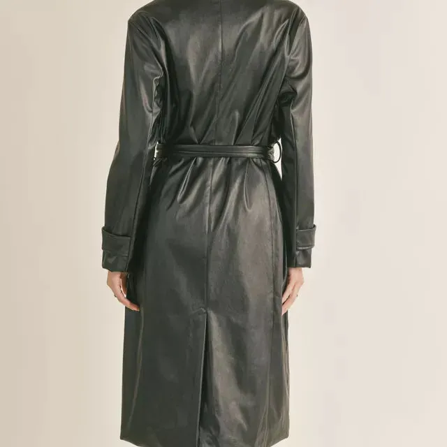 Sage the Label - Night Owl Leather Trench