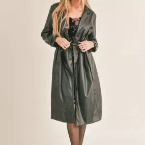 Sage the Label - Night Owl Leather Trench