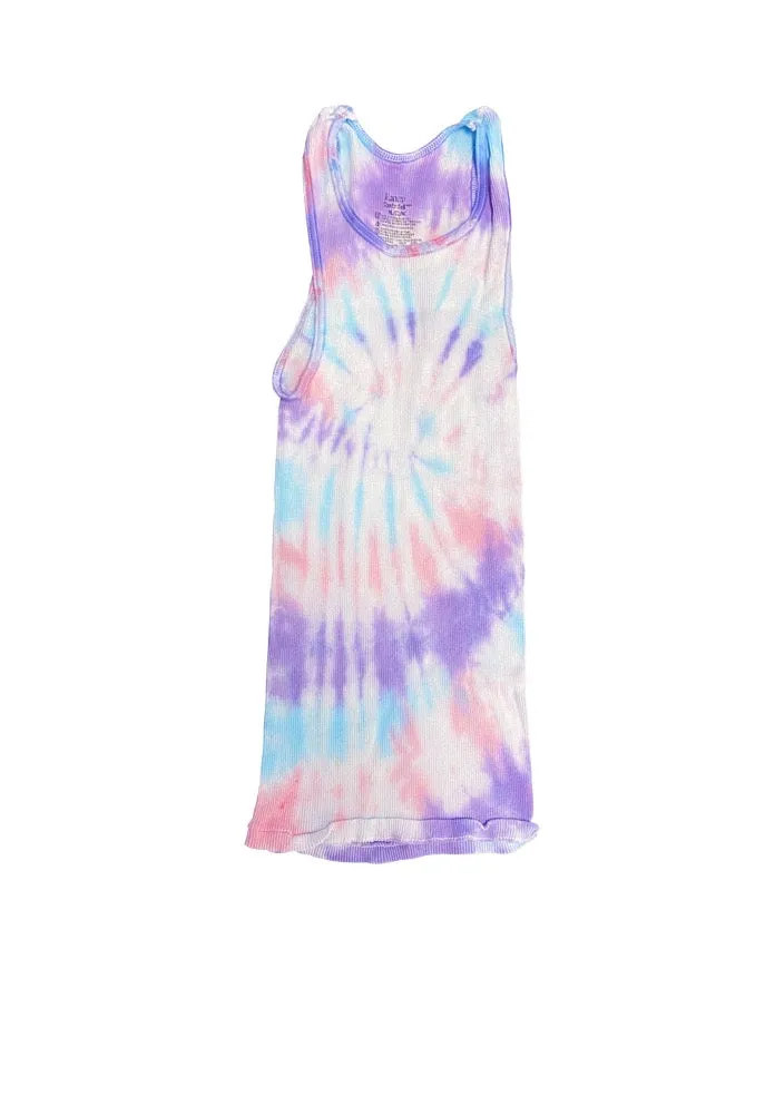 SINGER22 Exclusive Tie Dye Ribbed Tank