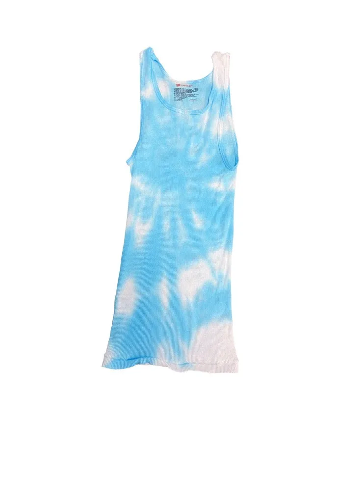 SINGER22 Exclusive Tie Dye Ribbed Tank