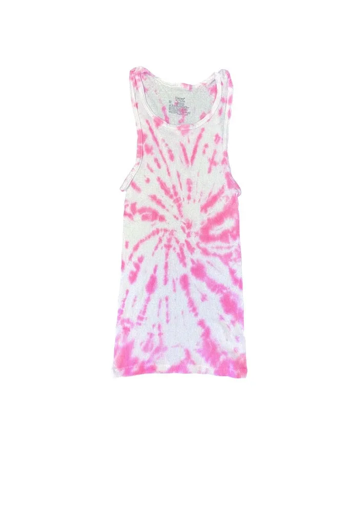 SINGER22 Exclusive Tie Dye Ribbed Tank