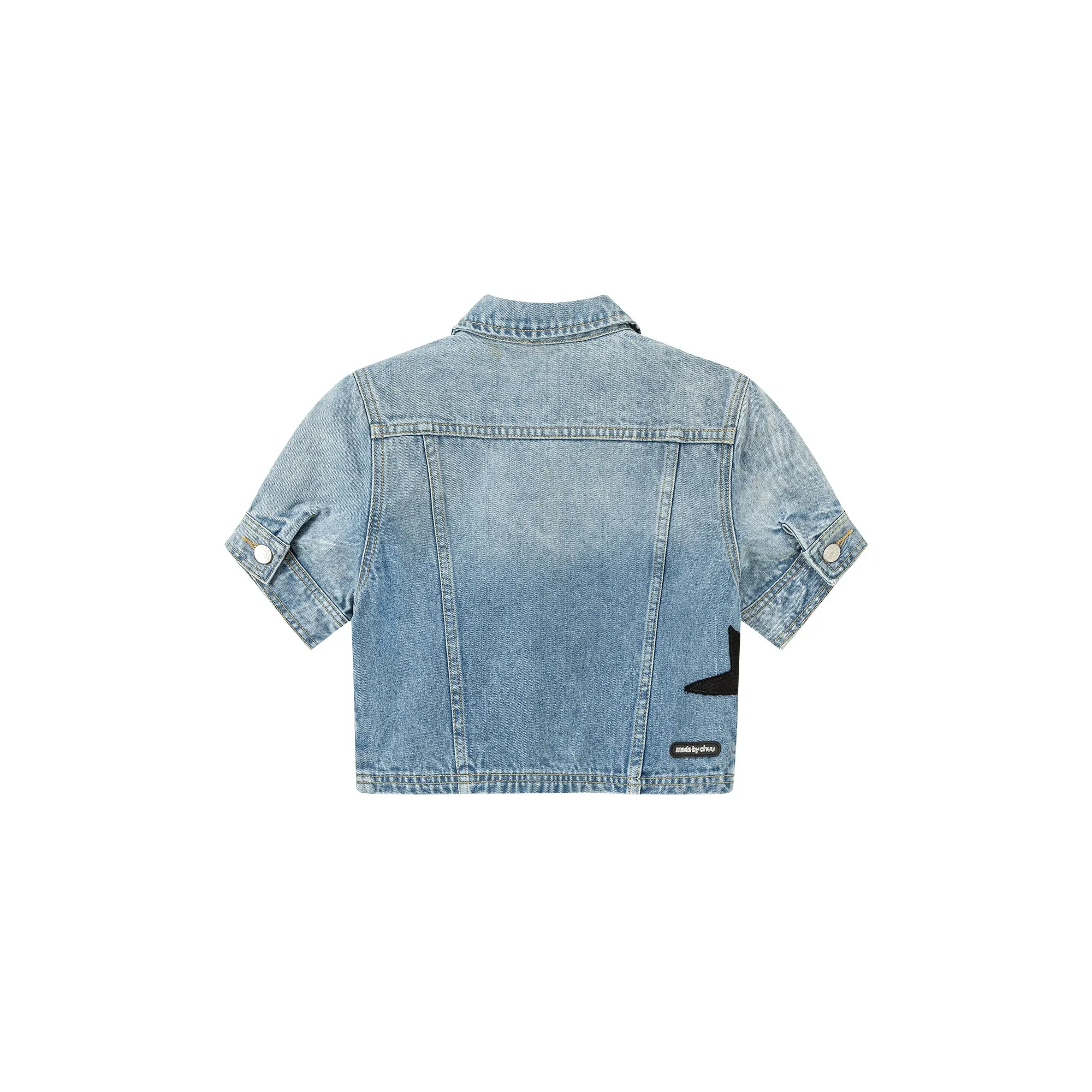 Star Denim Cropped Jacket