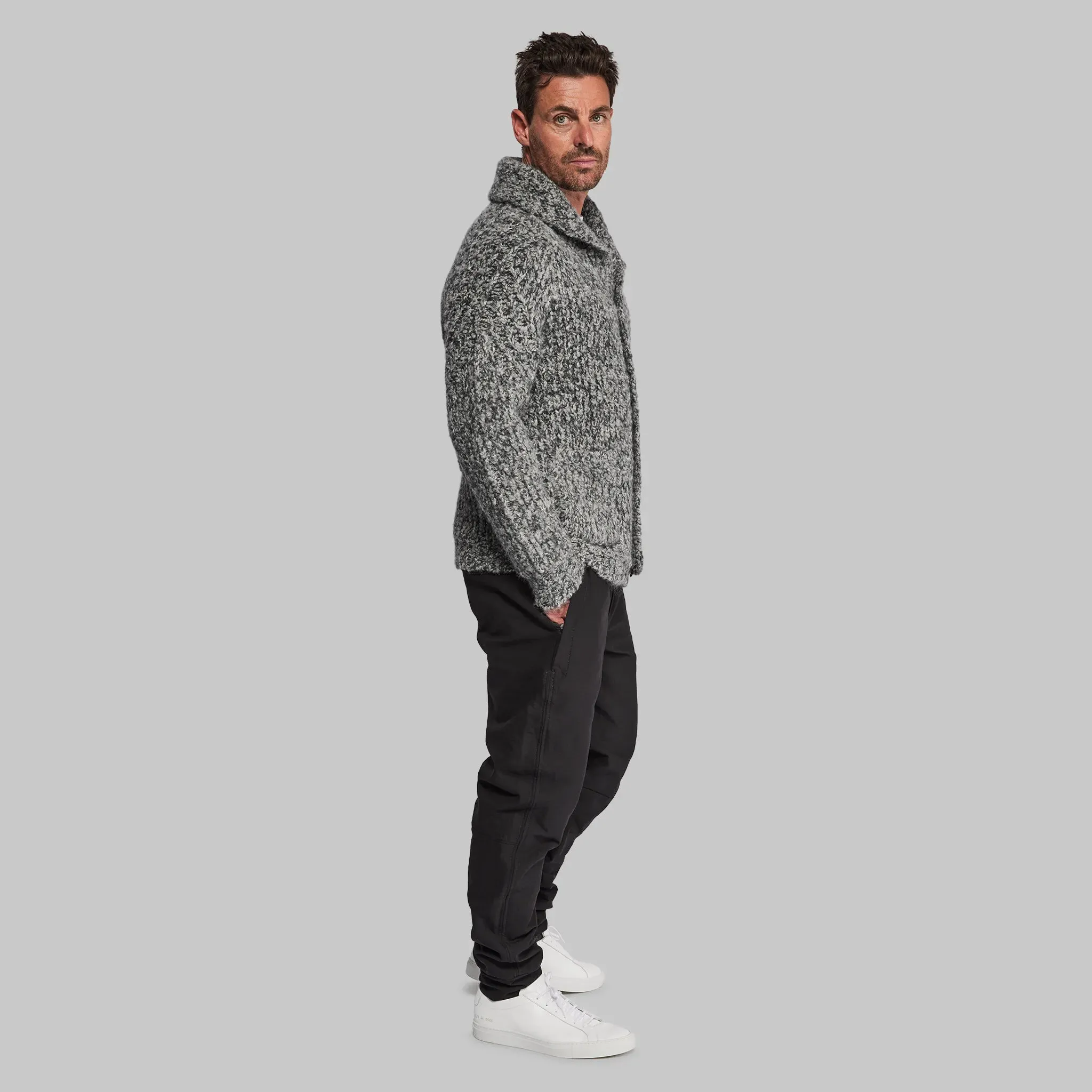 Sub Zero Cardigan. Grey Marl edition