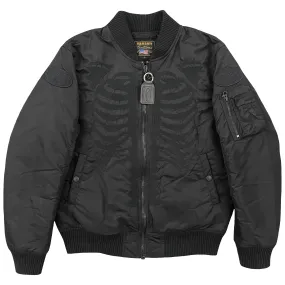 Vanson Leathers Skeleton Bomber Jacket