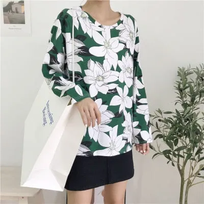 VenusFox Women cartoon print Oversized Graphic Casual Boyfriend T-Shirts