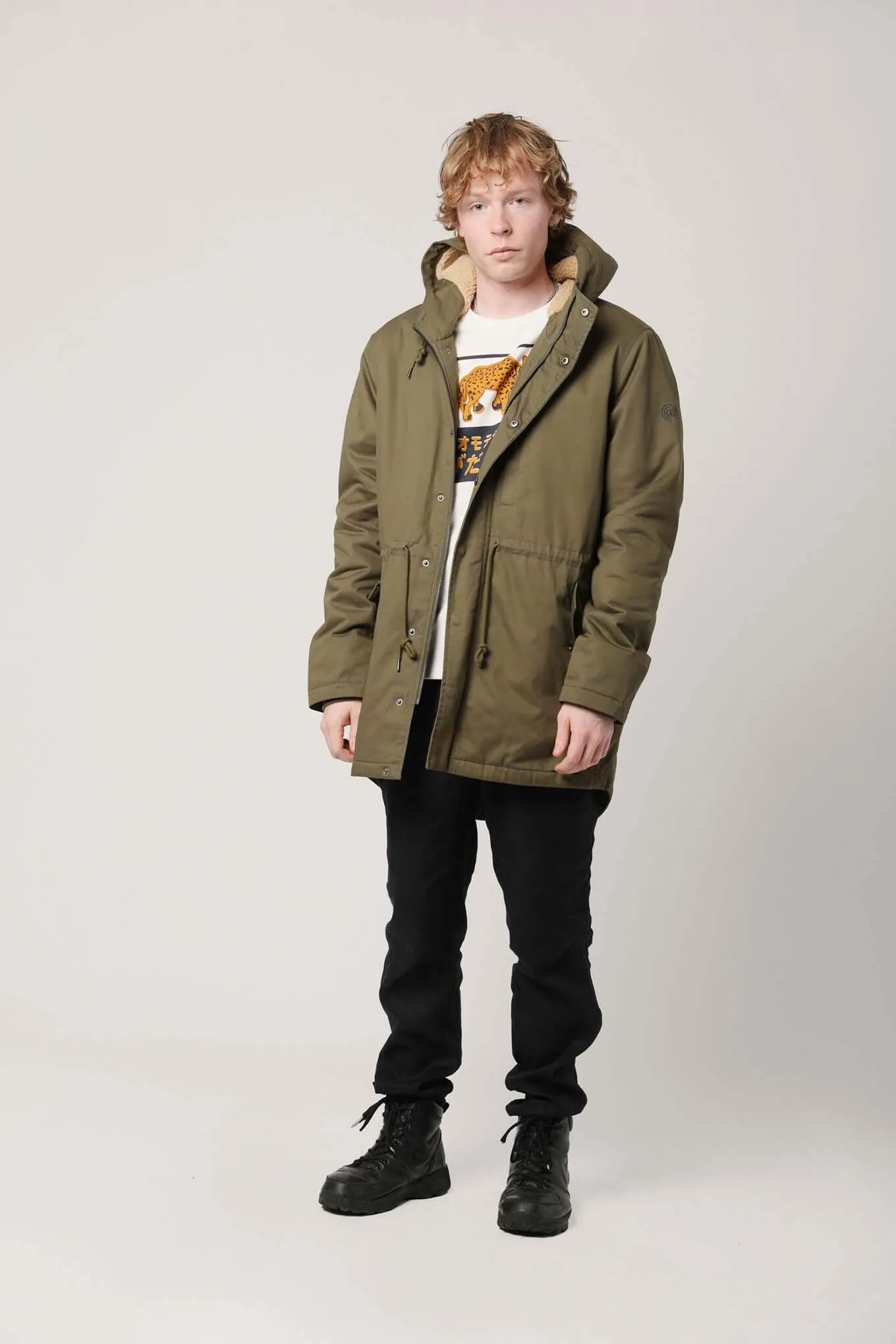 WILSON - Organic Cotton Parka Khaki