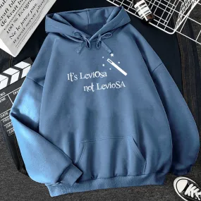 Wjczt Women Hipster Streetwear Sweatshirts 2021 It&#39;s Leviosa Magic Fleece Casual Hoodies Female Autumn Harajuku Tracksuit Brand Hooded