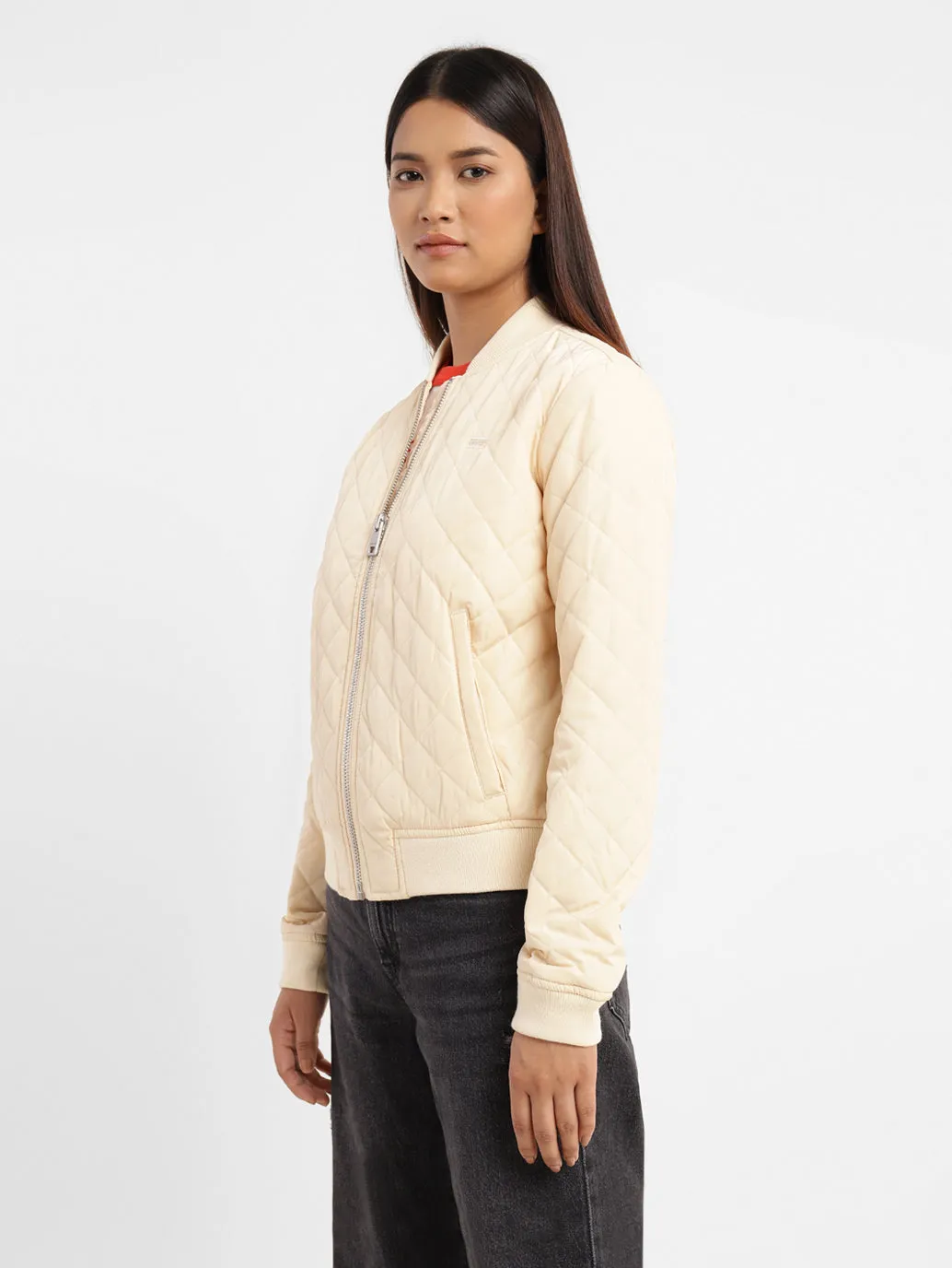 Women's Quilted Collar Neck Jackets